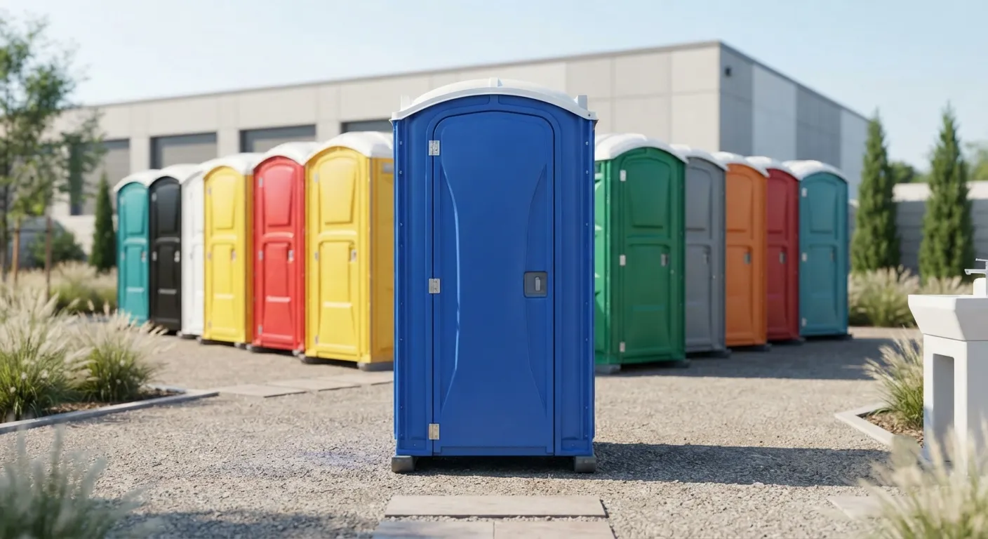 Portable toilet units ready for delivery in Reno, NV